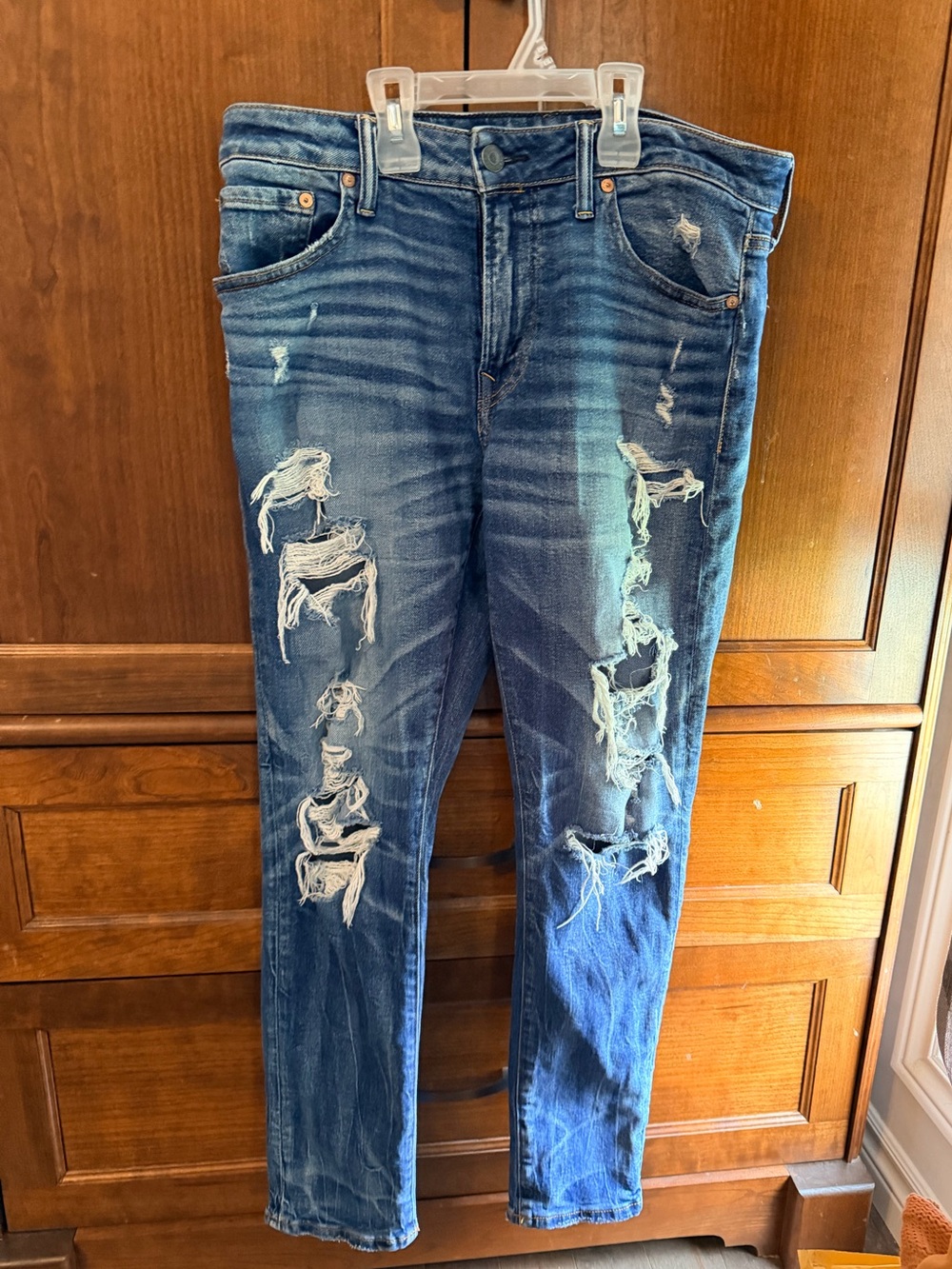 American Eagle Outfitters Distressed Skinny Jeans